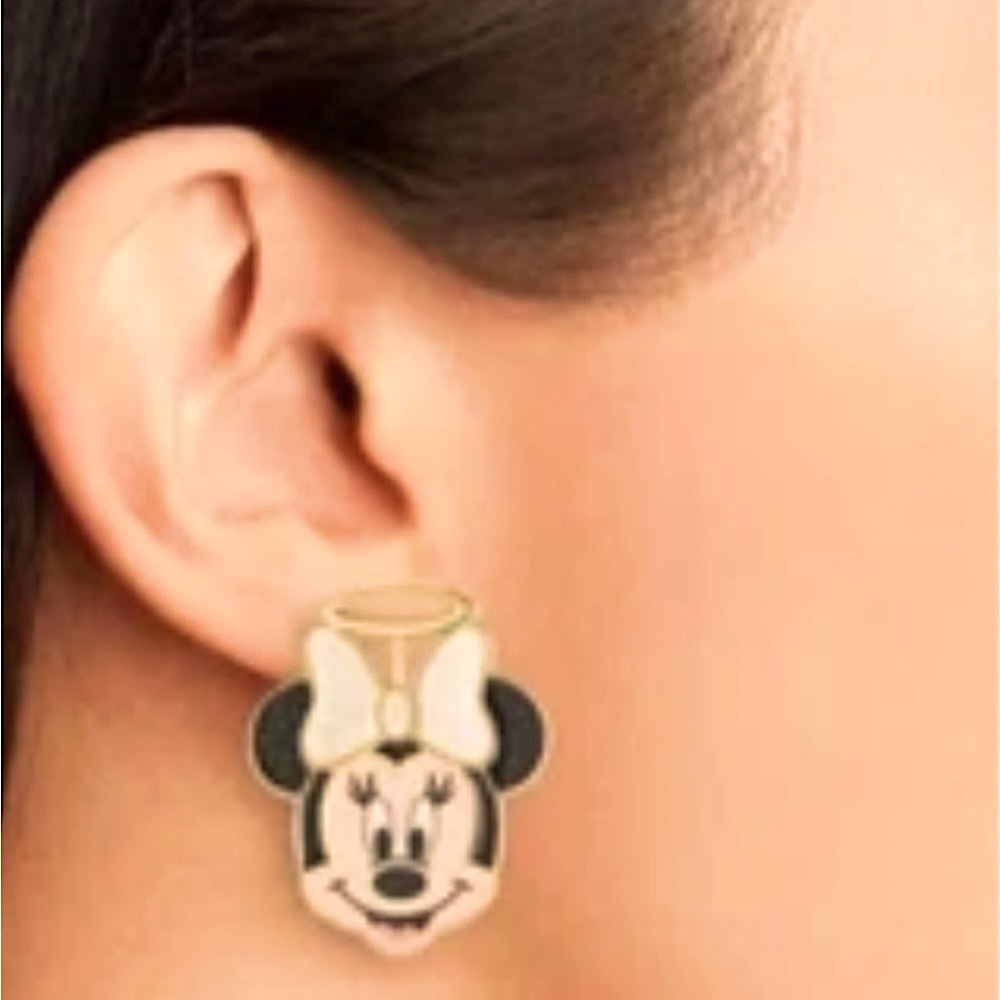 BaubleBar Disney Minnie Mouse Earrings - Picture 3 of 3